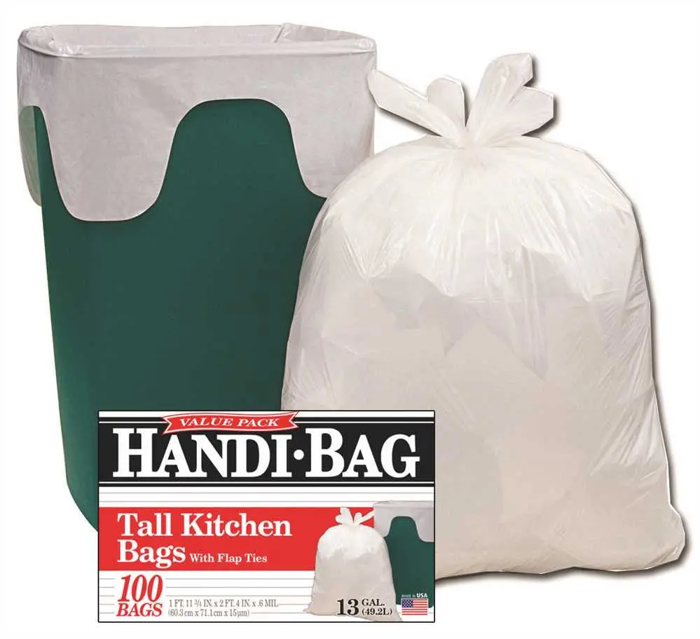 Handi-Bag Trash Bags 13 Gallon 60 Per Pack 1