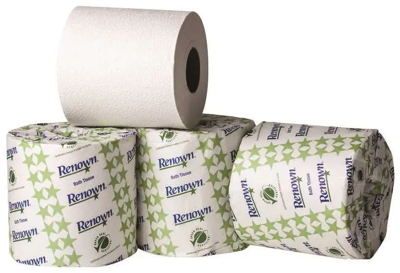 Renown&Reg; Bath Tissue, White, 4 3-8 In. X 3 3-4 In. 1