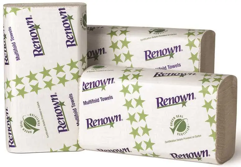 Renown&Reg; C-Fold Paper Towels, Natural, 10 1-8" X 13", 2,400 Sheets Per Case 1