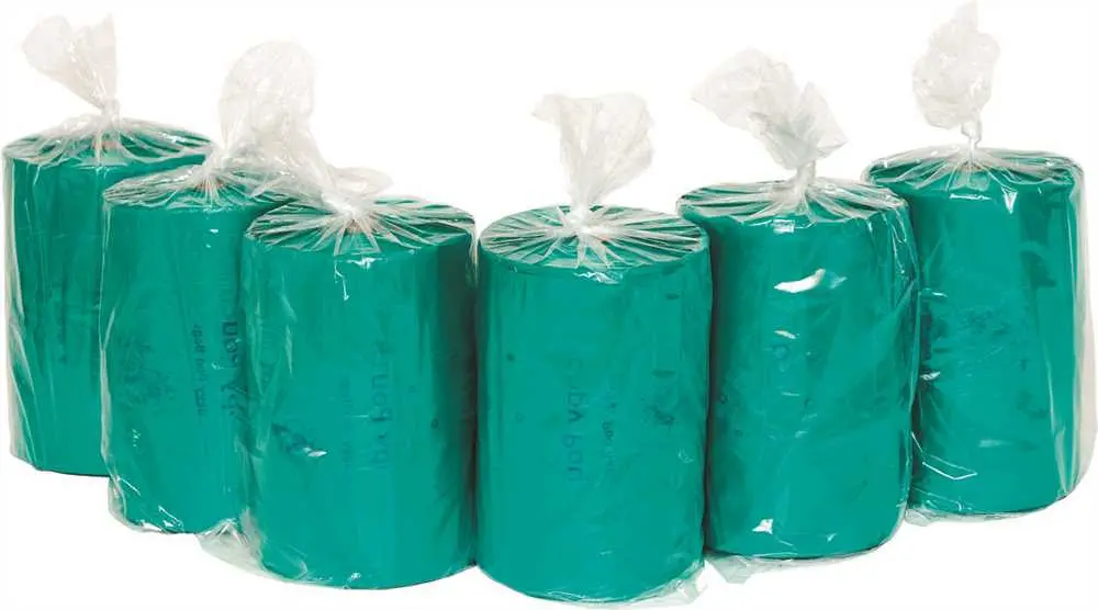 Poopy Pouch Replacement Pet Waste Bags, 400 Bags Per Roll, 6 Rolls Per Case 1