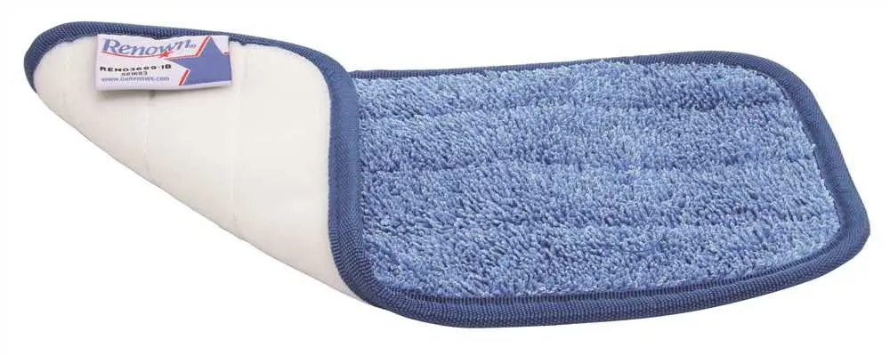Renown&Reg; Microfiber Wall And Stair Pad, 11", Blue 1