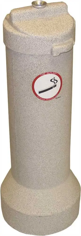The Butler Outdoor Smokers' Receptacle, 25 In., 10 Lbs. 1