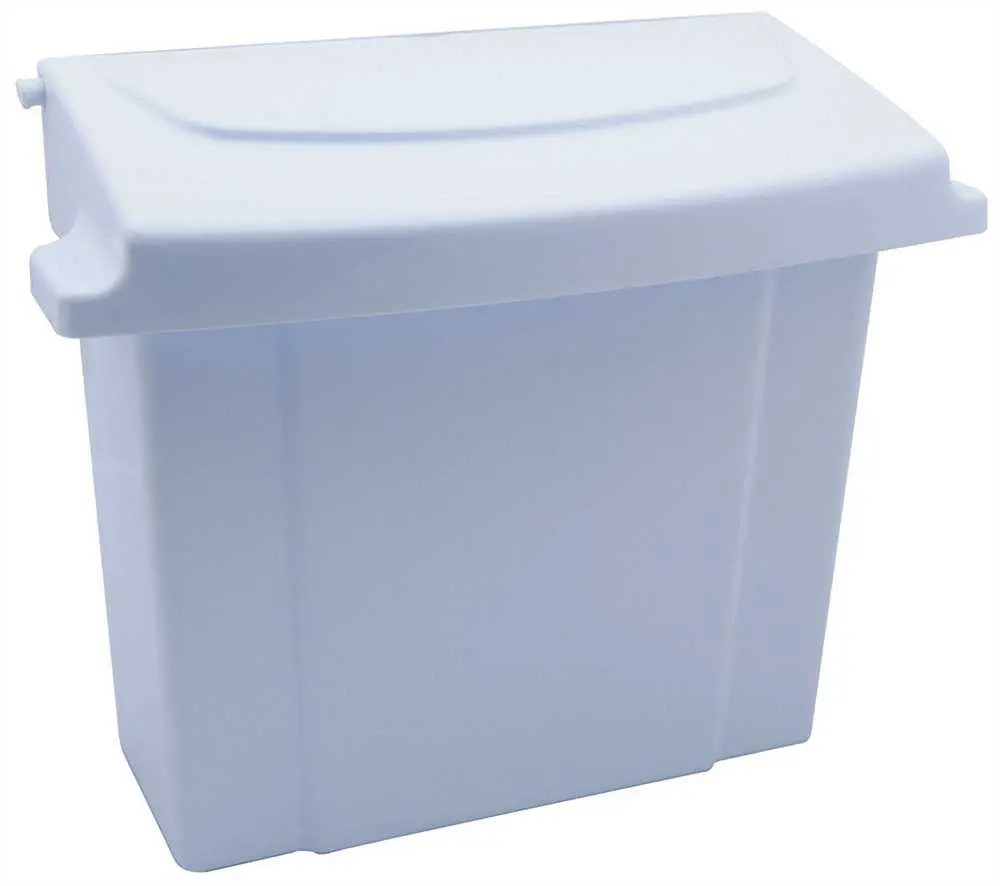 Appeal&Reg; Sanitary Napkin Receptacle, White 1
