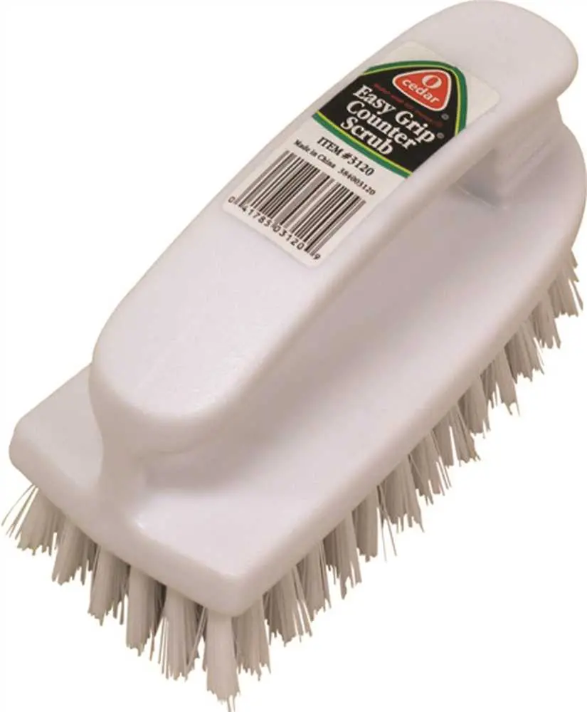 Plastic Scrub Brush With Handle 1