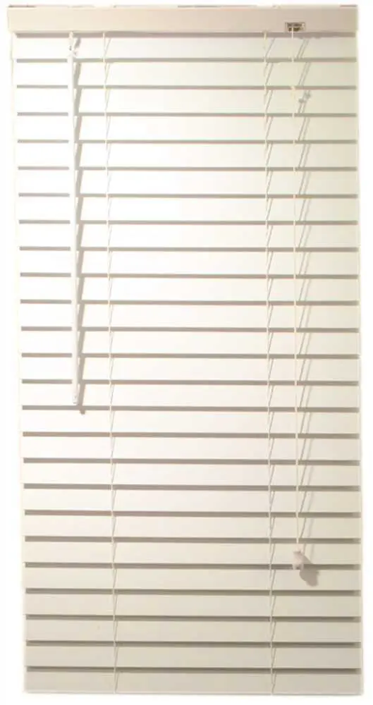 Designer's Touch&Trade; 2-Inch Faux Wood Mini Blinds, White, 23X48" 1