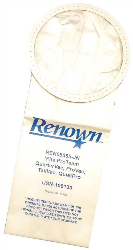 Renown&Reg; Vac Bag Fits Quarter Vac 10 Bag-Pack 1
