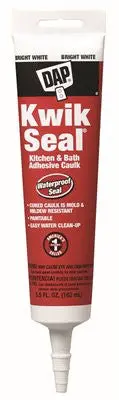 Dap&Reg; Kwik Seal&Reg; Tub And Tile Caulk, White, 5.5 Oz. 1