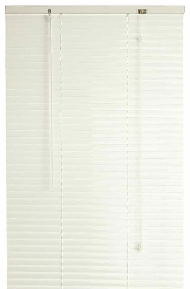 Designer's Touch&Trade; 1-Inch Vinyl Mini Blinds, White, 69X64" 1