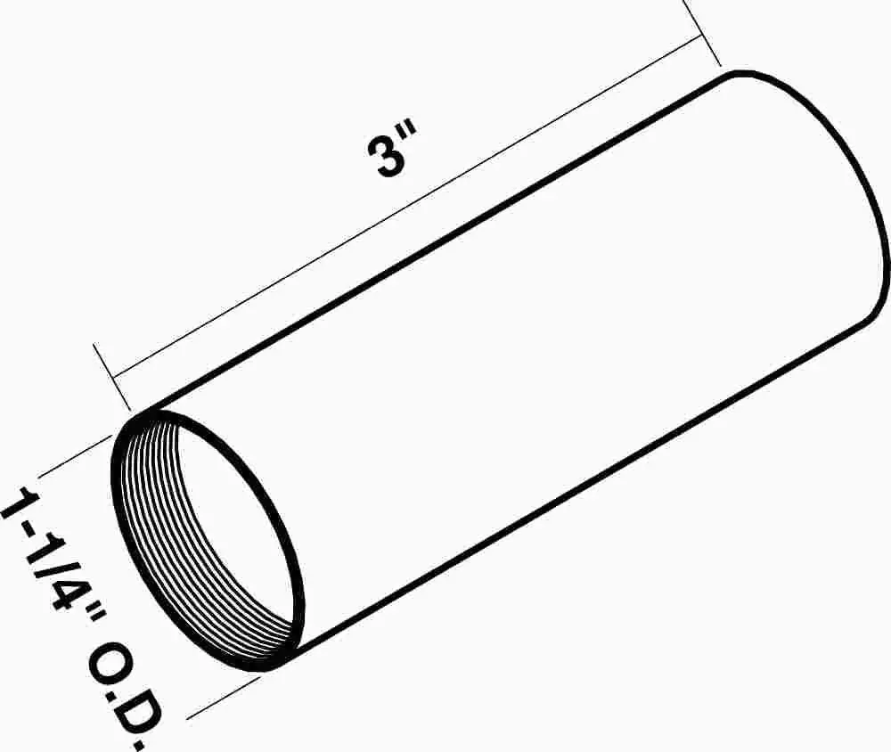 Escutcheon Sleeve For Central 3 In. 1