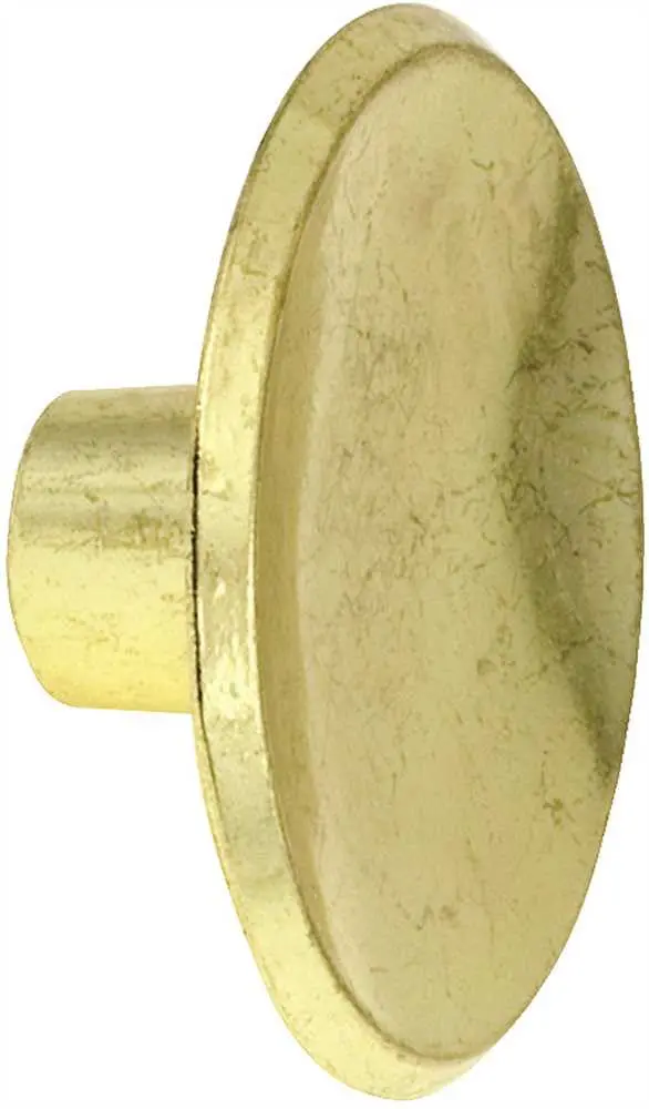 Anvil Mark&Reg; Cabinet Knob, Polished Brass, 1-7-8 In. 1