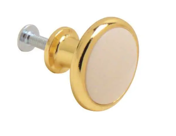 Cabinet Knob Pol Brass 1