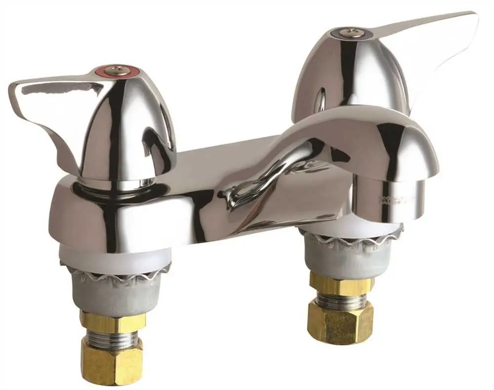 Chicago Classic Faucet Lead Free, Single Wing Handles 1