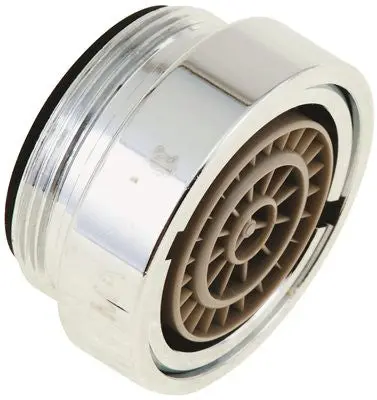 Delta&Reg; Antimicrobial Vandal-Resistant Male Aerator, Laminar, 1.5 Gpm, Chrome 1