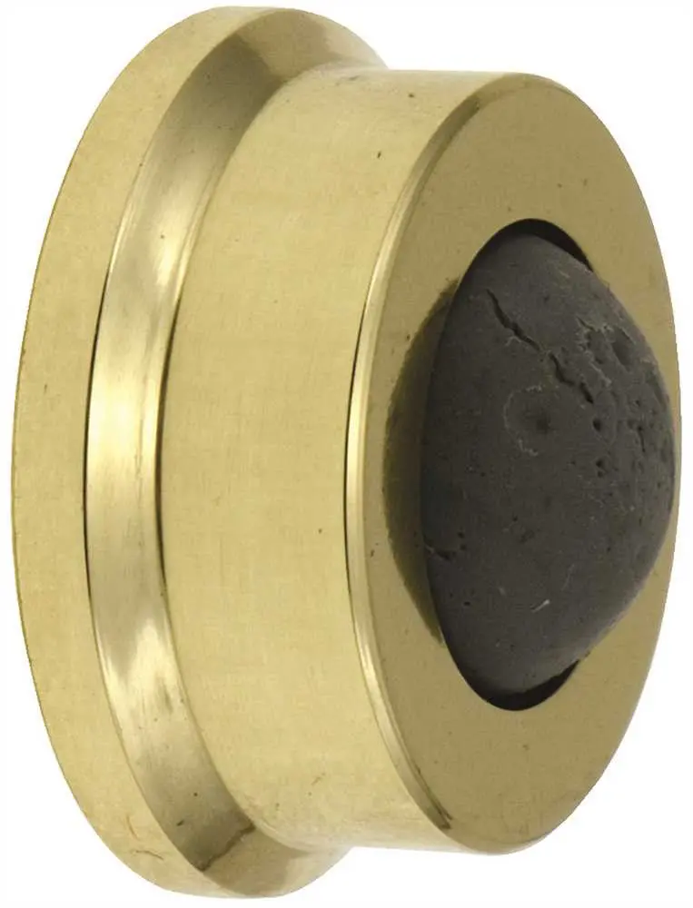 Wall Door Stop Pol. Brass 1