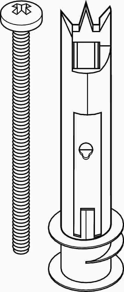 E Z Togle With Pan Head Screw (50 Pack), 50 Per Pack 1