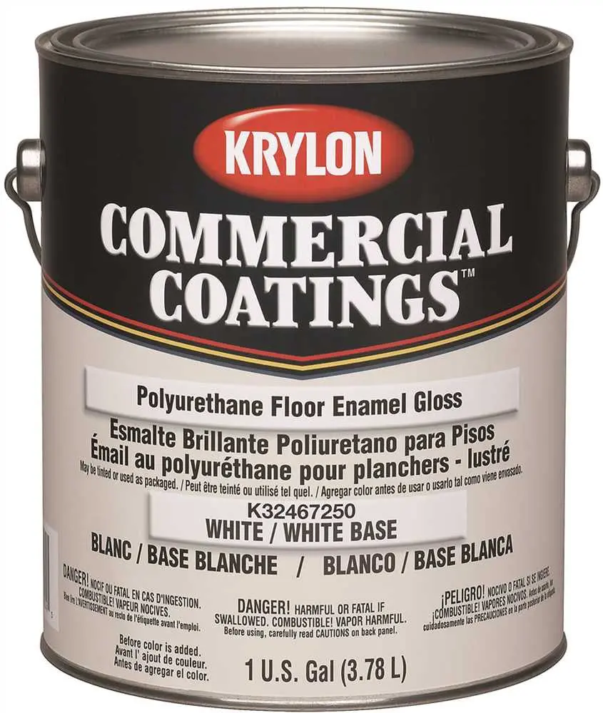 Interior -Exterior Polyurethane Floor Enamel Battleship Gray Gal 1