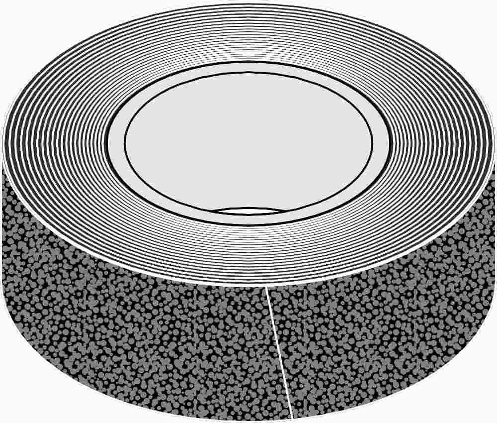 Black Exterior Safety Tape, 2 In. X 60 Ft. 1