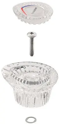 Moen Chateau&Reg; Tub-Shower Handle Kit, Clear Knob 1