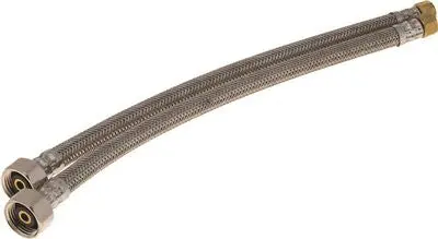 Stainless Steel Braid Hose Connector For Sanibel Widespread Faucet Chrome 1