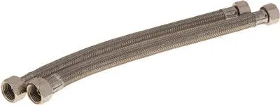 Stainless Steel Braid Hose Connector For Sanibel Roman Bathtub Faucets, Chrome 1