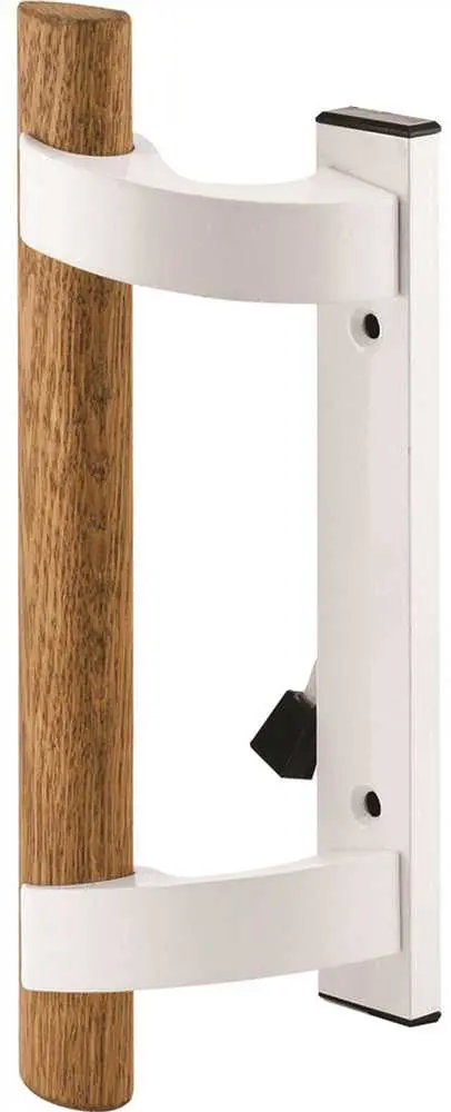 White Patio Door Handle Set 1