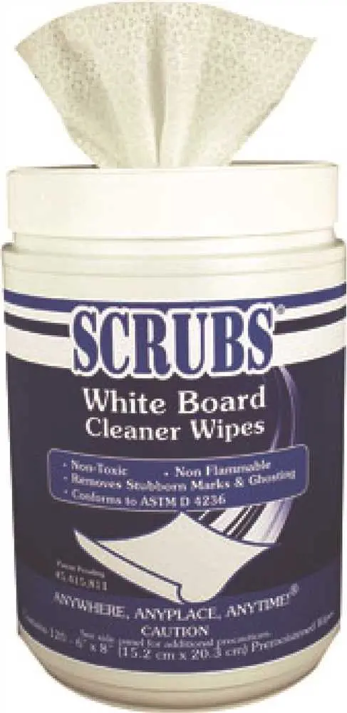Scrubs&Reg; Whiteboard Cleaner Wipes, 120 Count 1