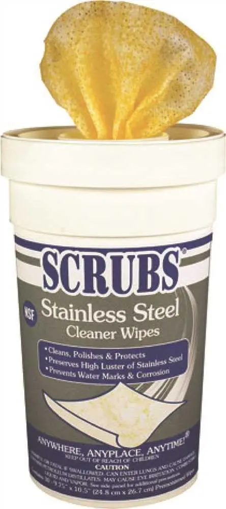 Scrubs Stainless Steel Cleaner Wipes 30 Count 1