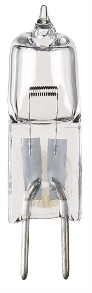 Satco&Reg; Halogen Lamp, T3, 20 Watts, 12 Volts, Bipin Base, Clear, Uv Filter 1