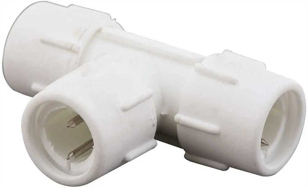 Lighting Rope Style Connector T Type White 1
