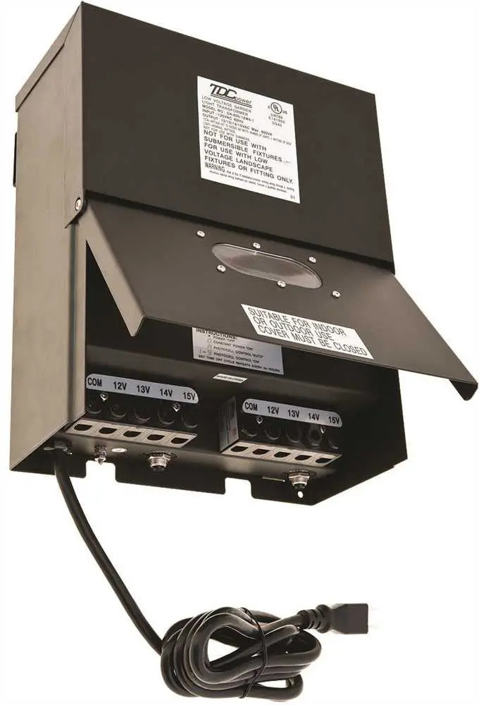 Transformer Low Voltage Converts 120 Vac 60Hz To 12 Volt, Dual Circuit 1
