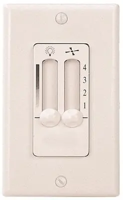 Ceiling Fan And Light Control 4 Speed  White 1