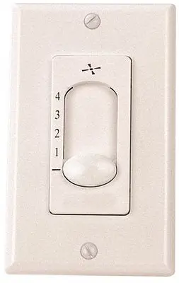 Ceiling Fan 4 Speed Control Slide Type White 1