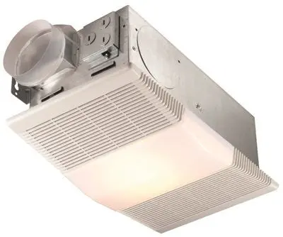 Ventilation Fan With Heater And Light 70 Cfm 4.0 Sone 100 Watt Maximum 1
