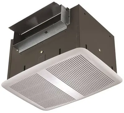 Ceiling Bath Fan High Capacity Quiet 300 Cfm White 1