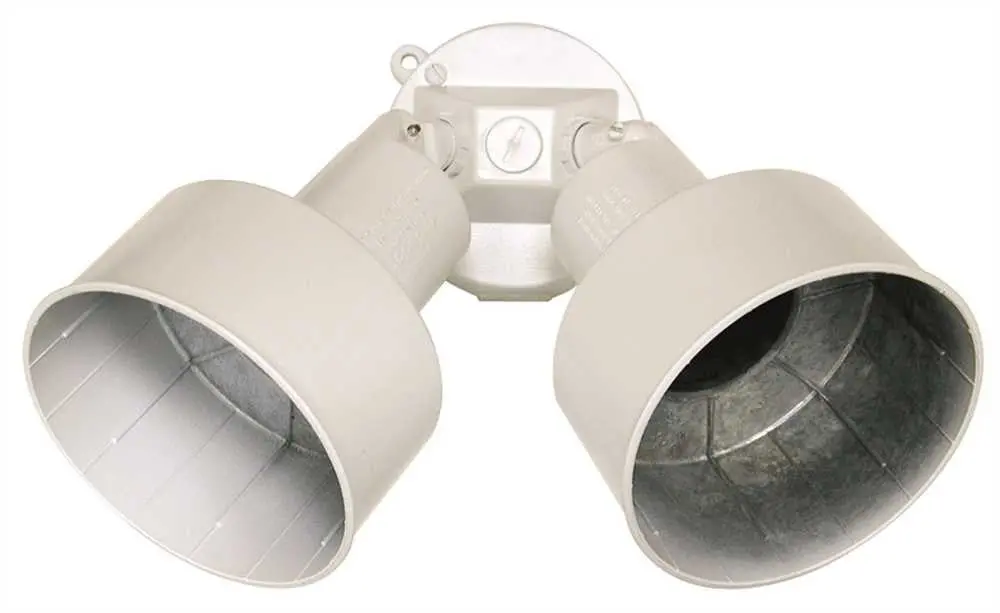 Floodlight 2 Lamp Kit 150 Watt Par38 Or R40 Lamps Maximum 1