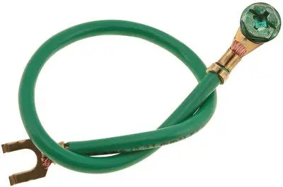 Grounding Pigtail With Grounding Screw 8" #12 Awg Wire 1