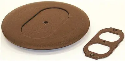 Floor Box Plate Non-Metallic For 68-P Box Brown 1
