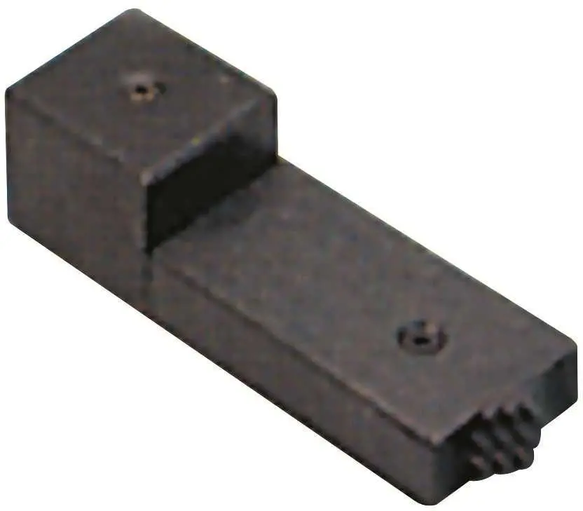 Track Head Live End Conduit Fitter Black 1