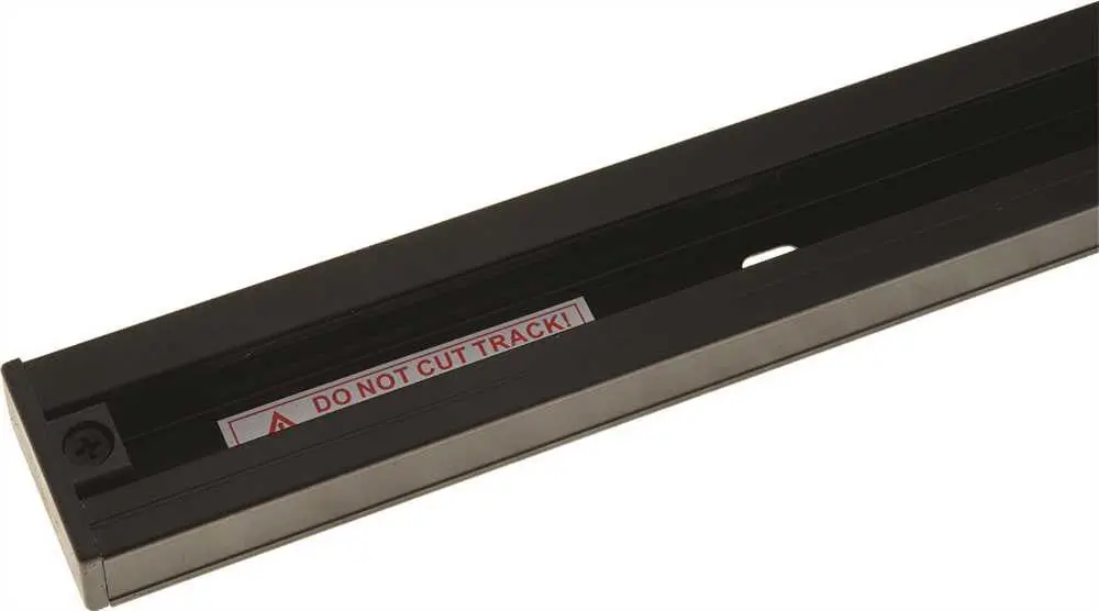 4 Ft. Track Head, Black, 3 Wire, 2400 Watt Max. 1