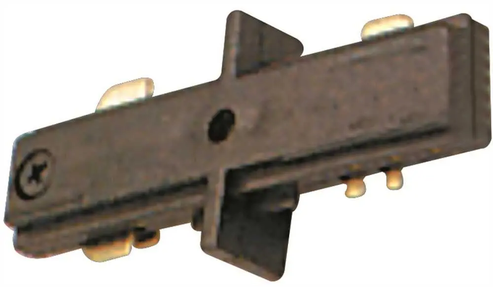 Track Head In Line Connector, Black* 1
