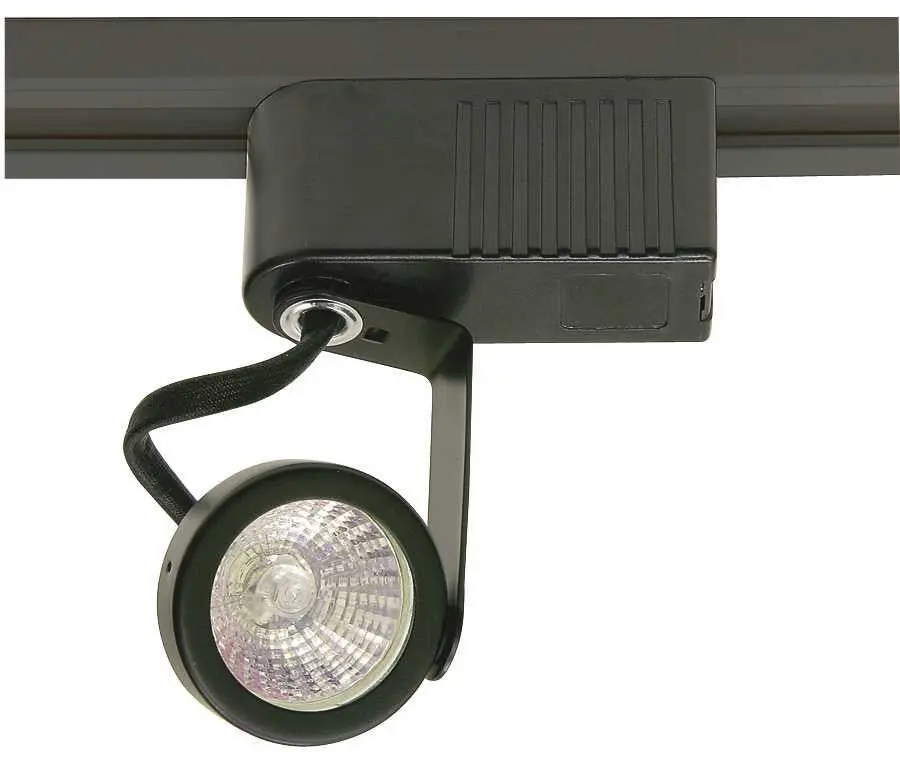 Low Voltage Track Head Gimbal Ring 5" X 2" Black 1