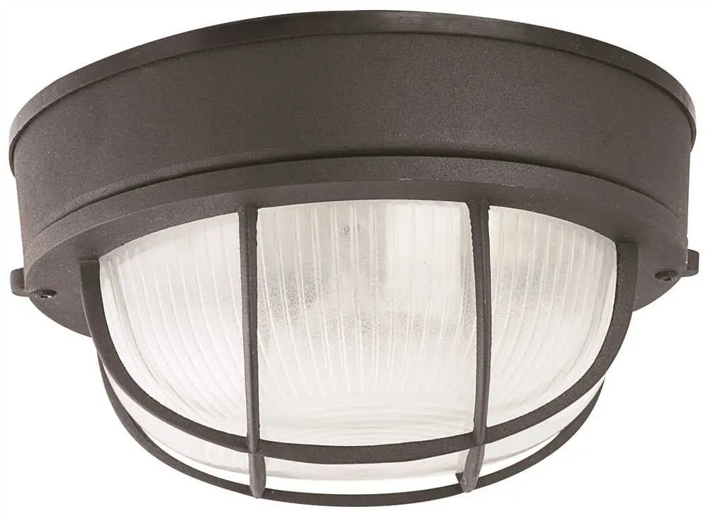 Deck Light Round Black 1