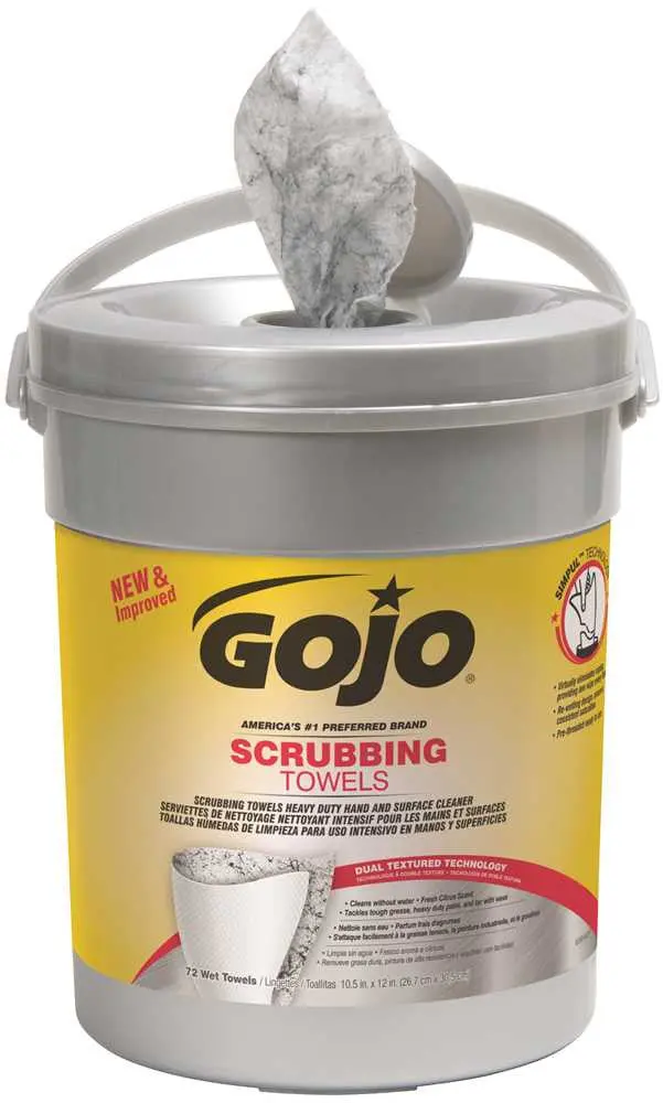 Gojo Scrubbing Wipes 72Ct 1