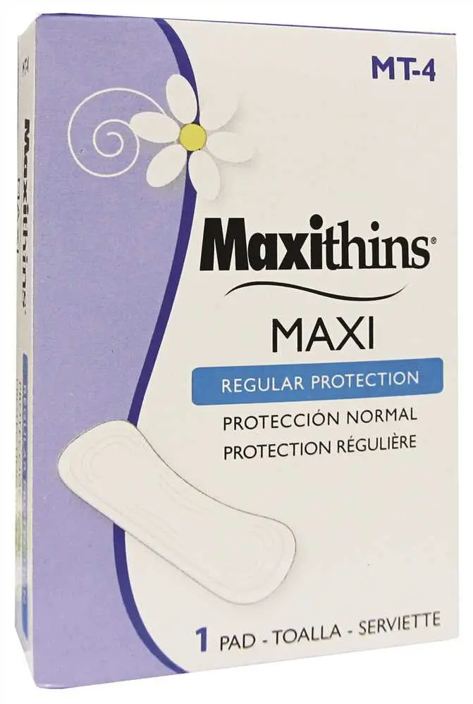 Maxithin Pad Folded, Vending Box 250-Cs 1