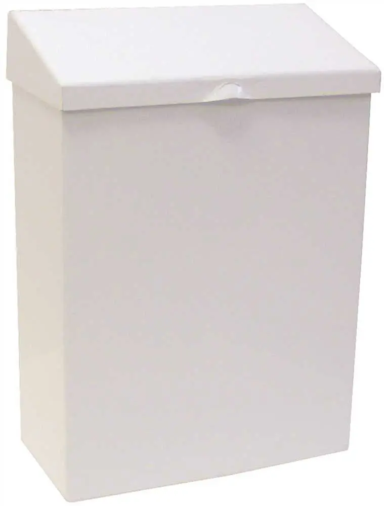Hospeco Sanitary Napkin Recptacle Health Gards White 1