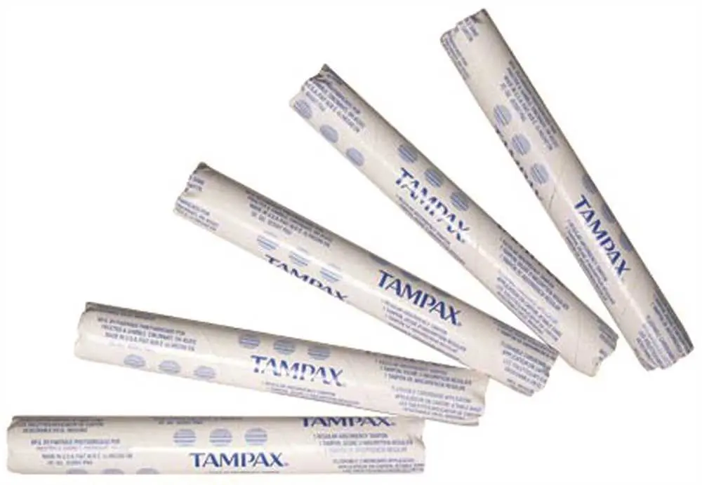 Original Regular Tampax&Reg; Tampons In Individually Wrapped Vending Tubes, White, 500 Tubes Per Case 1