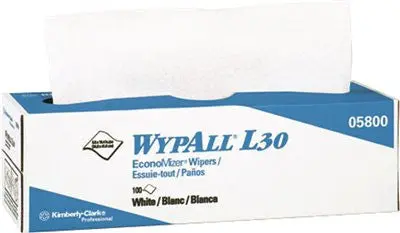Wypall L30 Wipers General Purpose Wiper Pop Up 16.4X9.8 White 1