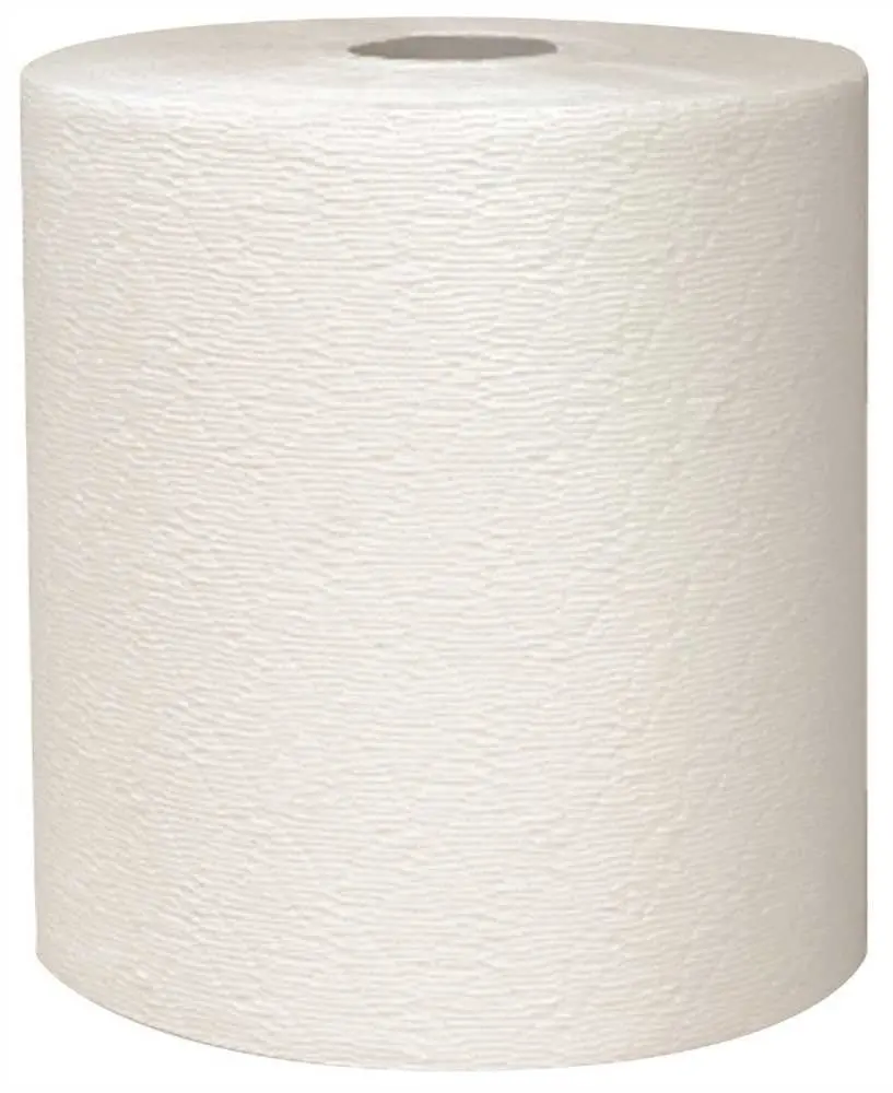 Kleenex&Reg; Hard Roll Towels, White, 1-Ply, 8 In. X 600 Ft., 6 Rolls Per Case 1
