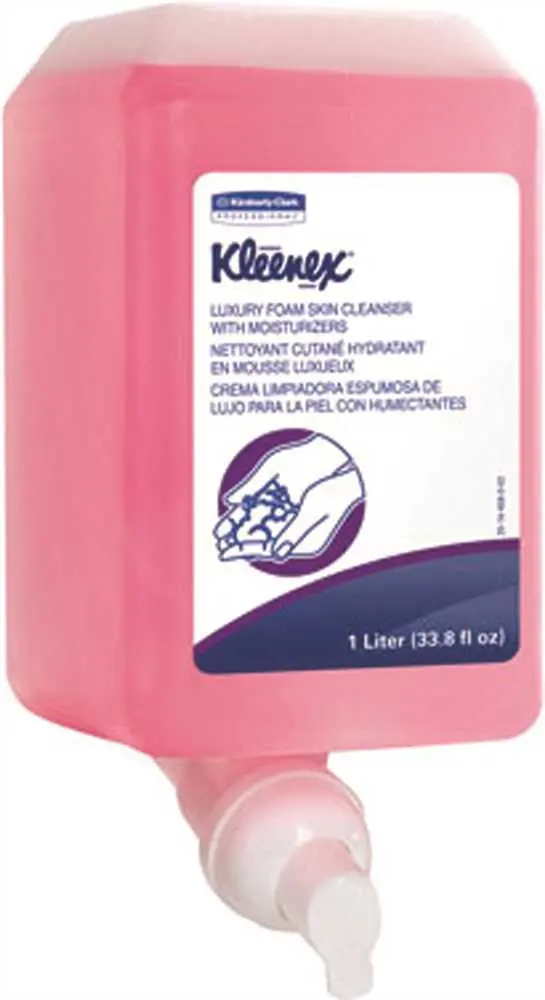 Kleenex&Reg; Luxury Foam Skin Cleanser With Moisturizers 1000Ml 1