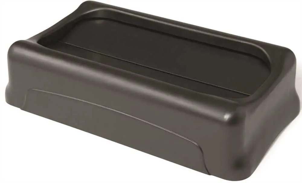 Slim Jim&Reg; Swing-Top Trash Can Lid For Slim Jim&Reg; Containers, Gray, 20.5X11.4X5" 1